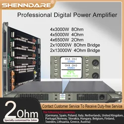 ShennDare TF4ShennDare TF4-30Max Profesjonalny 4-kanałowy cyfrowy wzmacniacz mocy 1U 4x3000W DJ wzm-30Max profesjonalny 4-kanałowy wzmacniacz mocy 1U 4x3000W DJ wzmacniacz subwoofera 2-omowy stabilny wzmacniacz liniowy