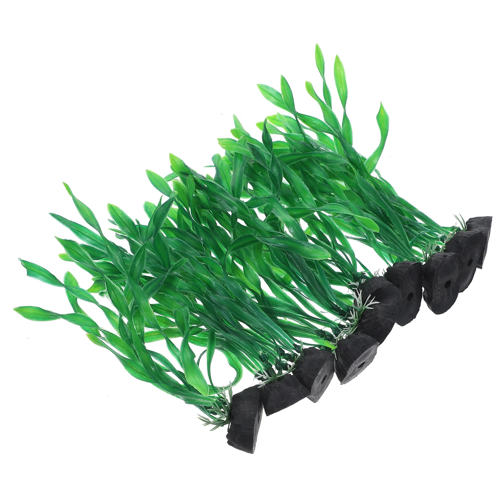 

10pcs Water Grass Decor Delicate Aquarium Plant Fake Fish Tank Grass Realistic Decoration Small Artificial Plants For Desktop