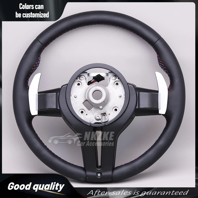 The Steering Wheel Suitable For Bmw F30 F10 E36 E39 E46 E90 Is Made Of Alcantara Material And Sports Steering Car Accessories