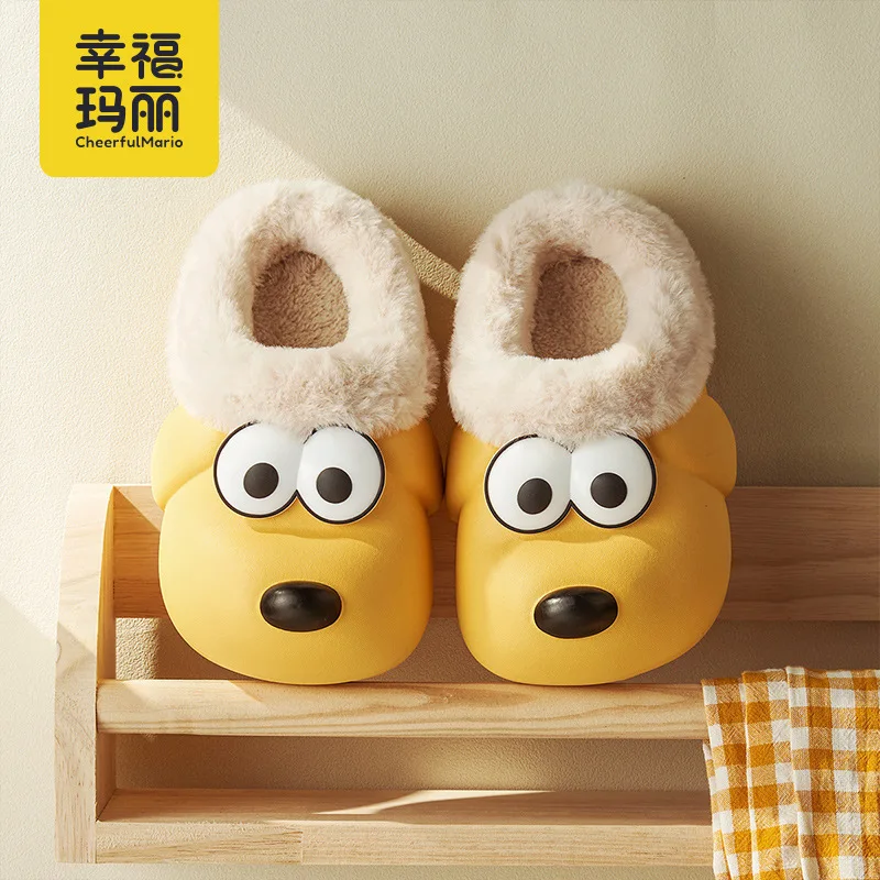 Winter Kids Slippers Indoor Shoes for Boys Toddler Girls Soft Warm Non Slip Floor Children Shoes EVA winter girls shoes