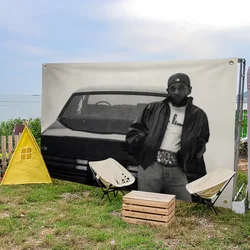 Rapper Kendrick Lamar GNX flag For Picnic Party Art Home Decoration Outdoor Camping Banner