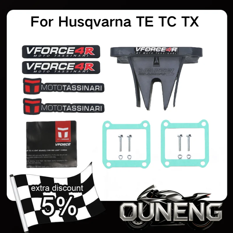 

For Husqvarna TE TC TX 125-300 KTM EXC TPI SX 125-300 Reed Block VForce 4 V4R26 V4R26 V4R26H Reed Valve V-Force 4