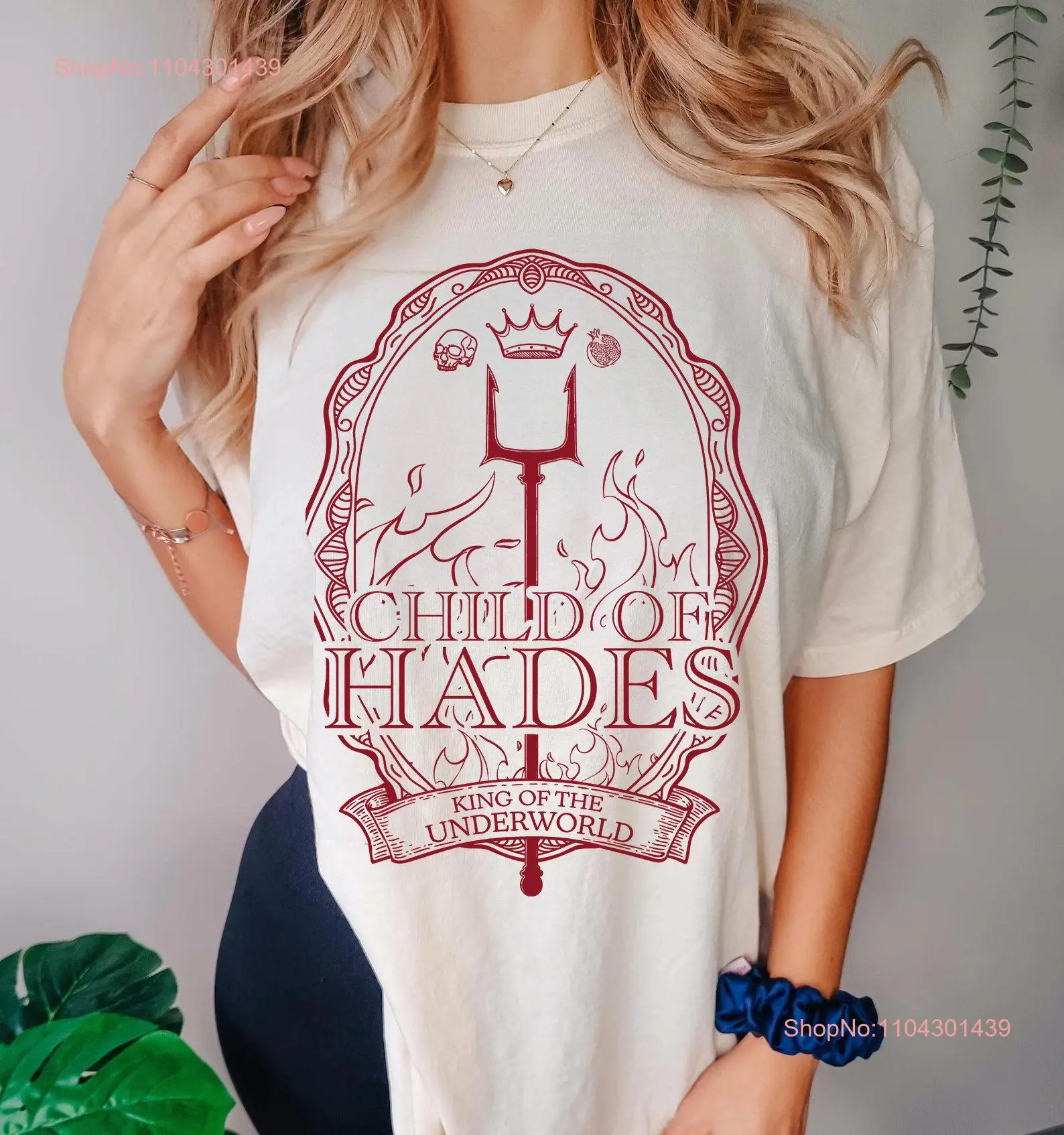 Child of Hades King the Underworld Greek Gods Demigod Camp Half Blood Merch God Hell SweaT T Shirt for Mythology Fan Bookish