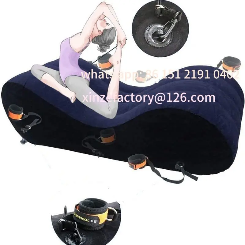 

Customizable dmuchana Sofa do spania pozycja miłosna w kształcie litery S, oszczędzająca pracę, siedząca, klinowa, żon