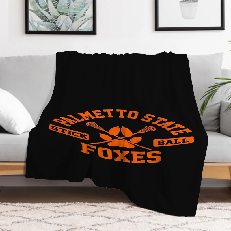 

All for The Game Palmetto State Foxes Blanket Anime Action Flannel Novelty Warm Throw Blanket for Bed Sofa All Season Travel