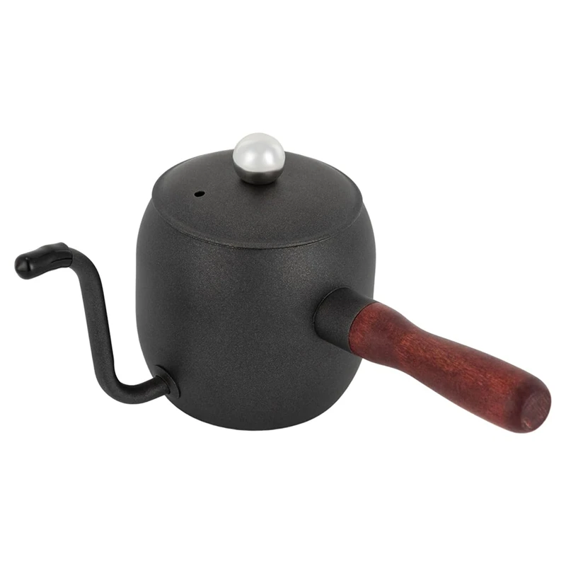 Stainless Steel Coffee Kettle, 500Ml Mini Gooseneck Pour Over Kettle, Portable Thin Mouth Stovetop Coffee Pot