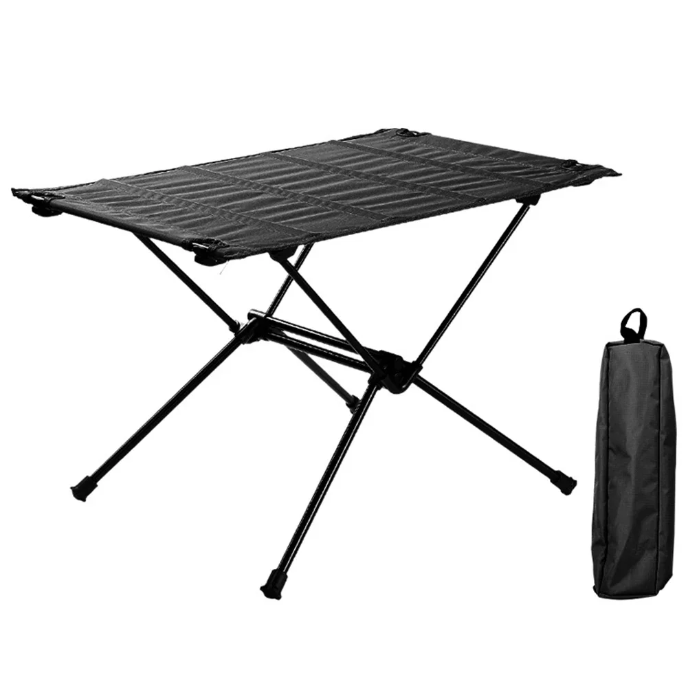 1pc Camping Folding Table Aluminum Alloy Bracket Solid Structure Wear-resistant Tear-resistant Water-repellent Camping Supplies