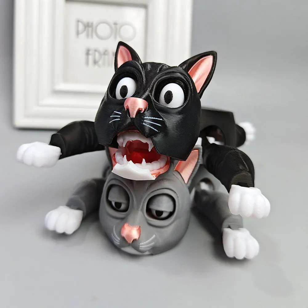 3D Print Cat Coasters,Funny Animals Cup Coaster,Novel and Cute Cat