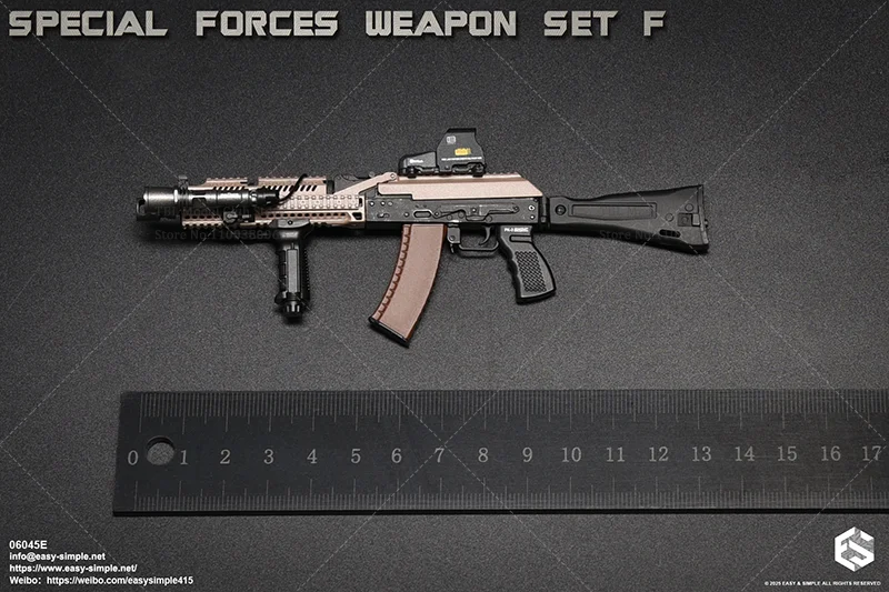 Fácil e simples 06045 1/6 escala mini acessório armyman arma modelo brinquedos não pode atirar para figura de ação de 12 polegadas adereços de cena de soldado