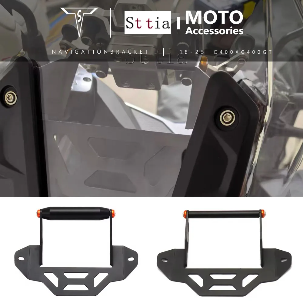 

C400GT C400X New Motorcycle Navigation Bracket Mobile Phone Holder Stand GPS Support For BMW C 400X C400 GT 2018-