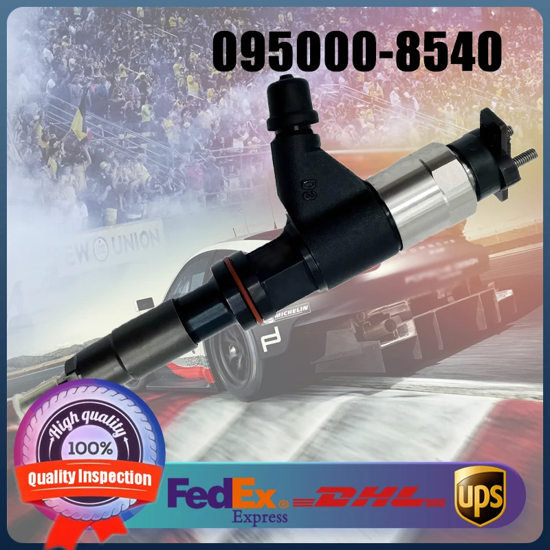 หัวฉีดน้ำมันเชื้อเพลิงคอมมอนเรล 095000-8540 RE541108 0950008540 สำหรับเครื่องยนต์ดีเซล John Deere 4045T 6068T