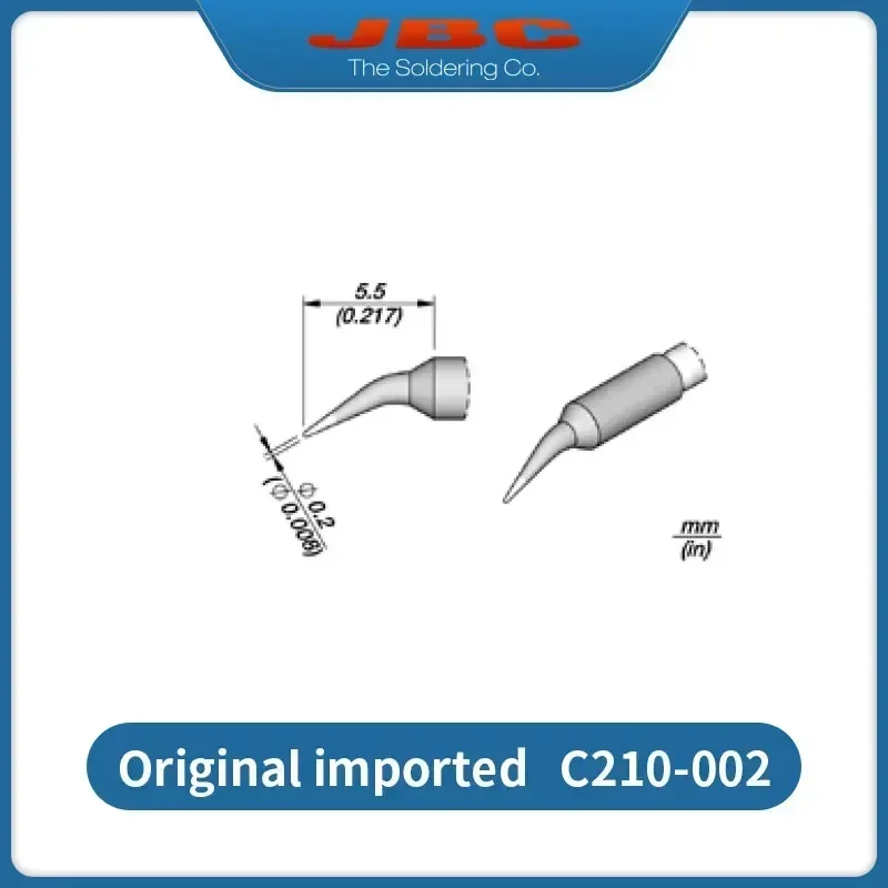 Оригинальная серия JBC C210, новая упаковка C210-002/018/020, паяльное жало, подходит для паяльной станции CD-2SHQF, инструменты для ремонта