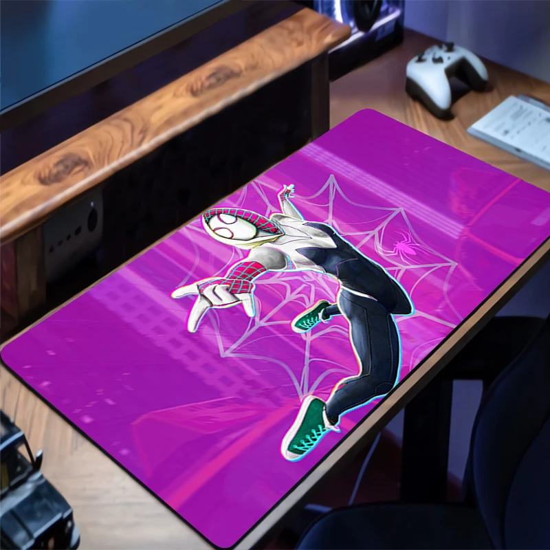 Gaming Mouse S-spider Woman Gwen Pad Computer Desk Mat Table Keyboard Pad Laptop Rubber Non-slip Back Mousepad Cushion