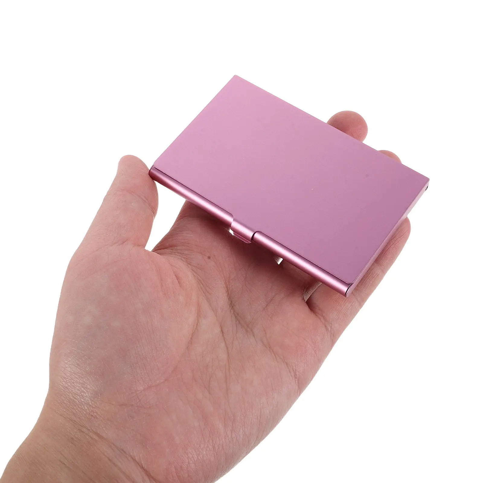 

2 шт. Держатель для визитных карточек из алюминиевого сплава, металлический футляр, тонкий компактный органайзер для визиток, для офиса, кошелька, кармана, путешествий, водонепроницаемый