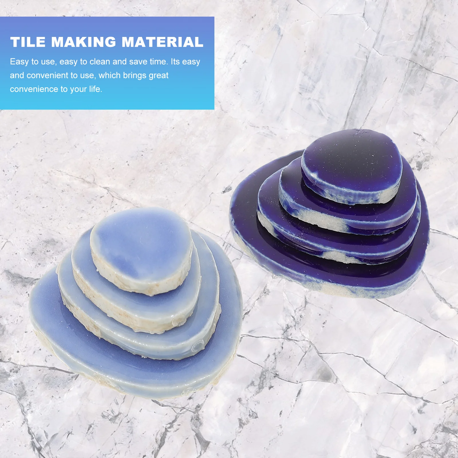 

1 Bag Unique Mosaic for DIY Tile Making Craft Home Decor Irregular Shape Particulate Stone Assortment