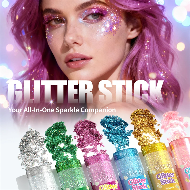 Körper Gesicht Glitter Gel Langlebig Wasserdicht Auge Haar Lidschatten Multifunktionale Party Bühne Deco Make-Up Kosmetik