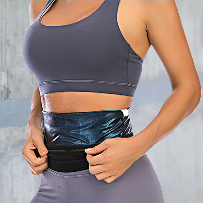 Sauna Waist Trainer para Perda De Peso, Aparador De Barriga, Body Shaper, Cinto De Emagrecimento, Banda De Suor Térmico, Envoltório De Barriga, Controle De Barriga