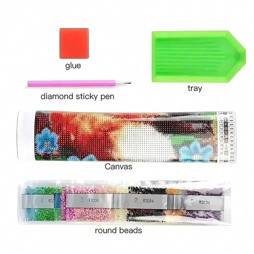 DIY Diamond Art Painting Kits Cake Bakery Cafe Pink Kitchen Cherry Cupcake Ice Cream Strawberry Embroidery Mosaic Cross Stitch view 6