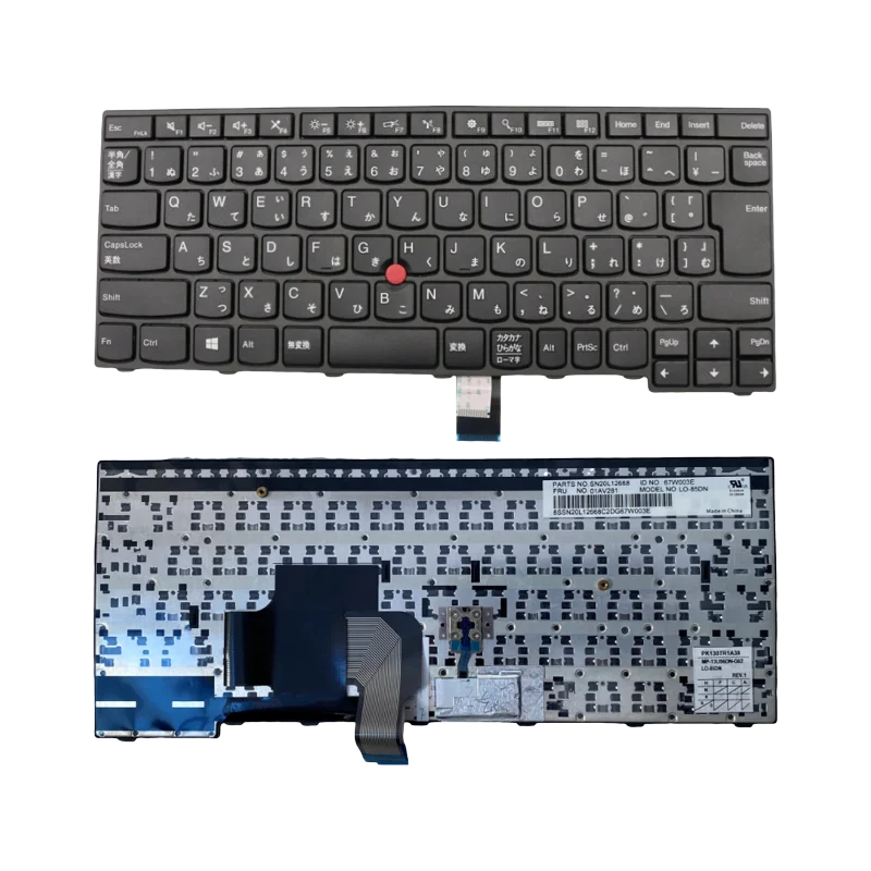 JP Japanese Keyboard for Lenovo Thinkpad E450 E450c E455 E460 E465 04X6132 04X6172 04X6212