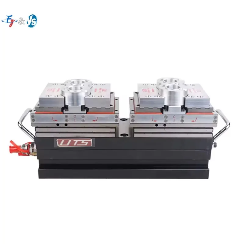 2-Station Hydraulic Combination Vise High-Precision Hydraulic Combination Vise Hydraulic Flat Face Centering Vise Series