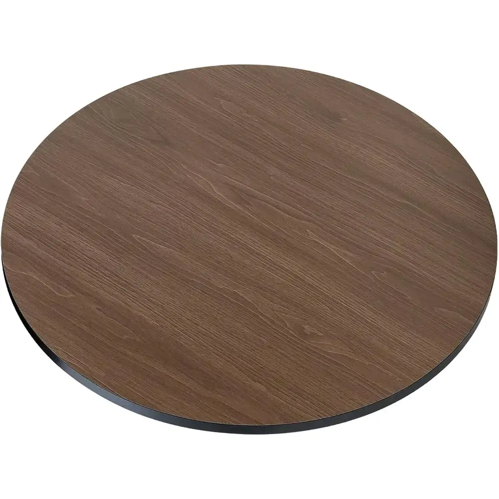 

Двусторонняя столешница для уличного обеденного стола из орехового дерева и черного материала, подходит для ресторанов, кухонь, кафе, баров и патио