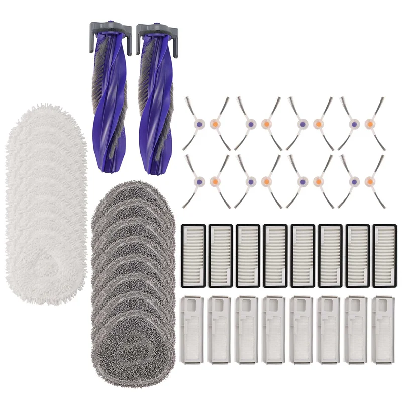 A24P For Narwal Freo X Ultra / Narwal J4 / J4 Lite Robot Vacuum Cleaner Side Brush Mop Cloths Accessories Spare Parts