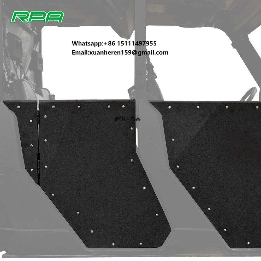 

Custom UTV ATV Doors for Polaris Ranger XP1000 4 Seater Heavy Duty Aluminum Safety Doors
