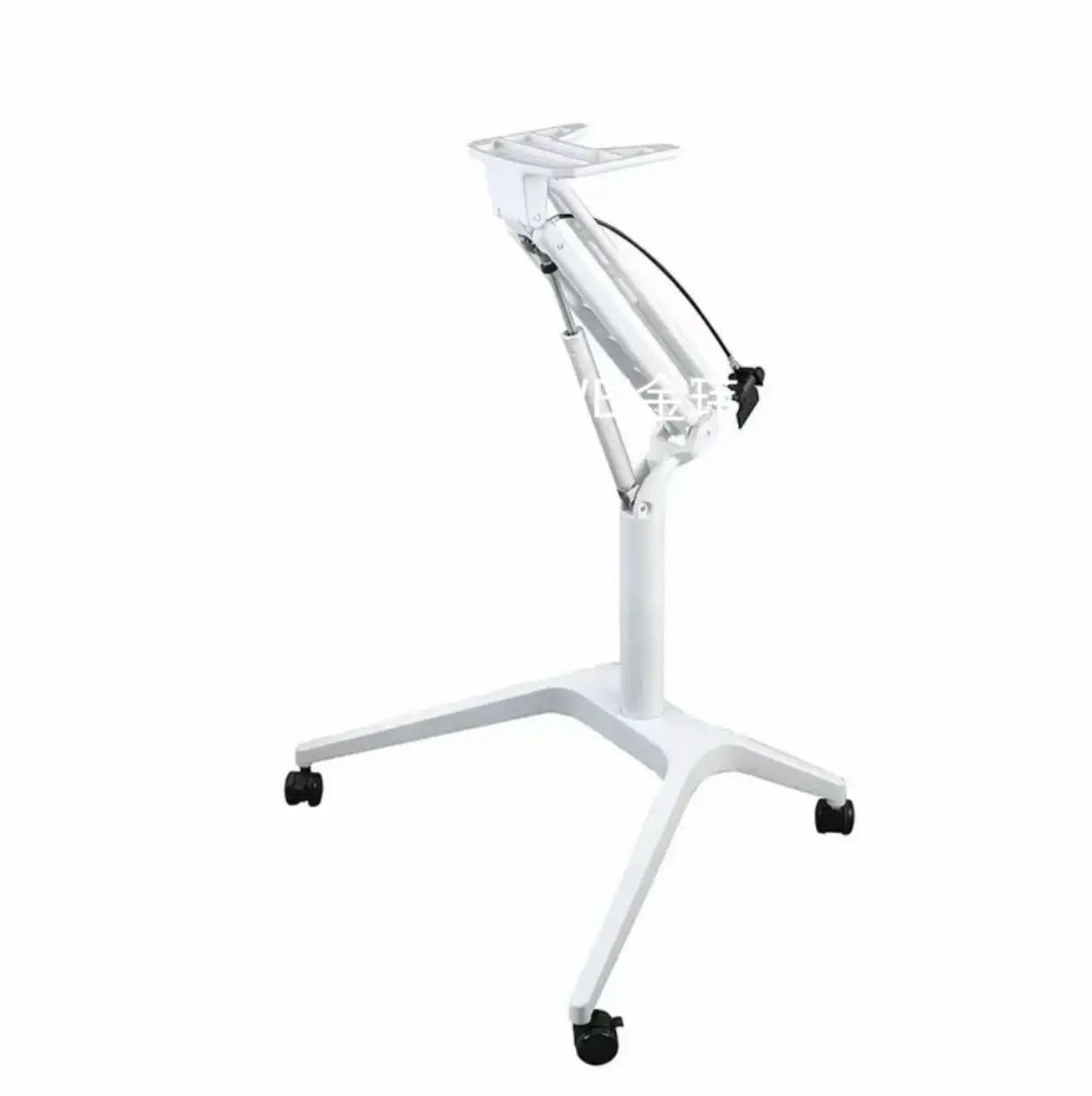 

Folding lifting computer desk, lectern table frame, movable multi-functional lifting frame