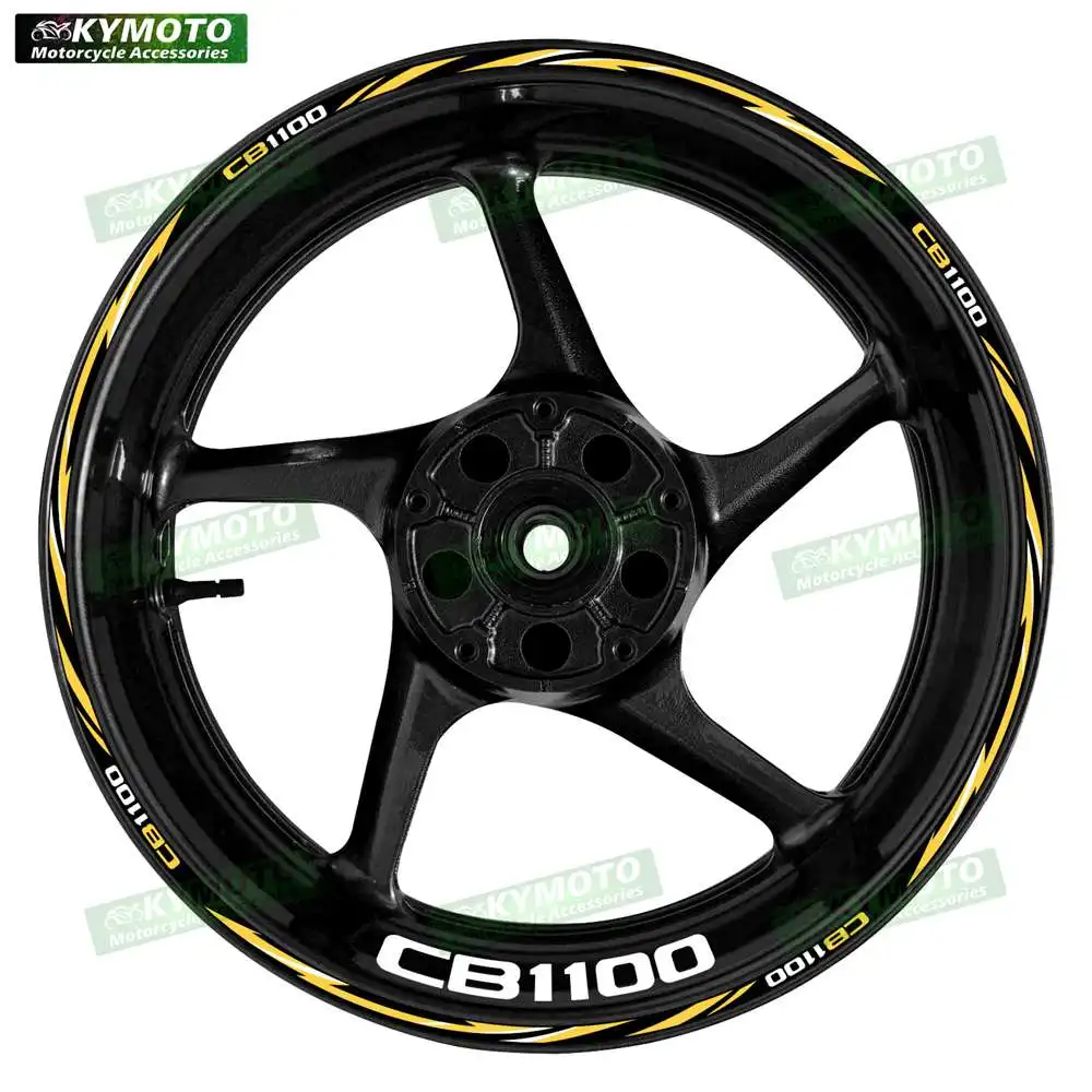 لهوندا CB1100 CB 1100 دراجة نارية عاكسة الأمامية والخلفية 17 بوصة عجلة ملصقات محور المشارب هدية اكسسوارات الشارات