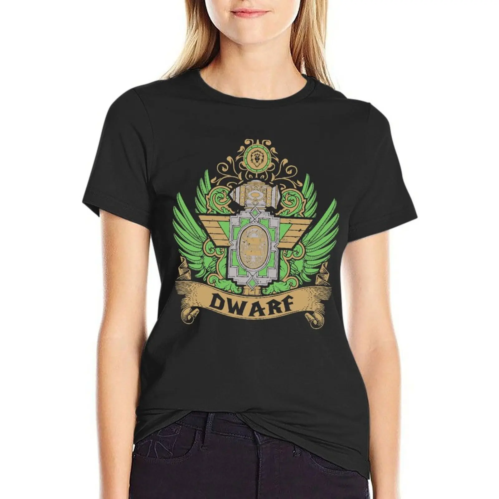 

DWARF - ELITE EDITION T-Shirt Short sleeve tee cute tops anime clothes plus size tops t shirt dress Women