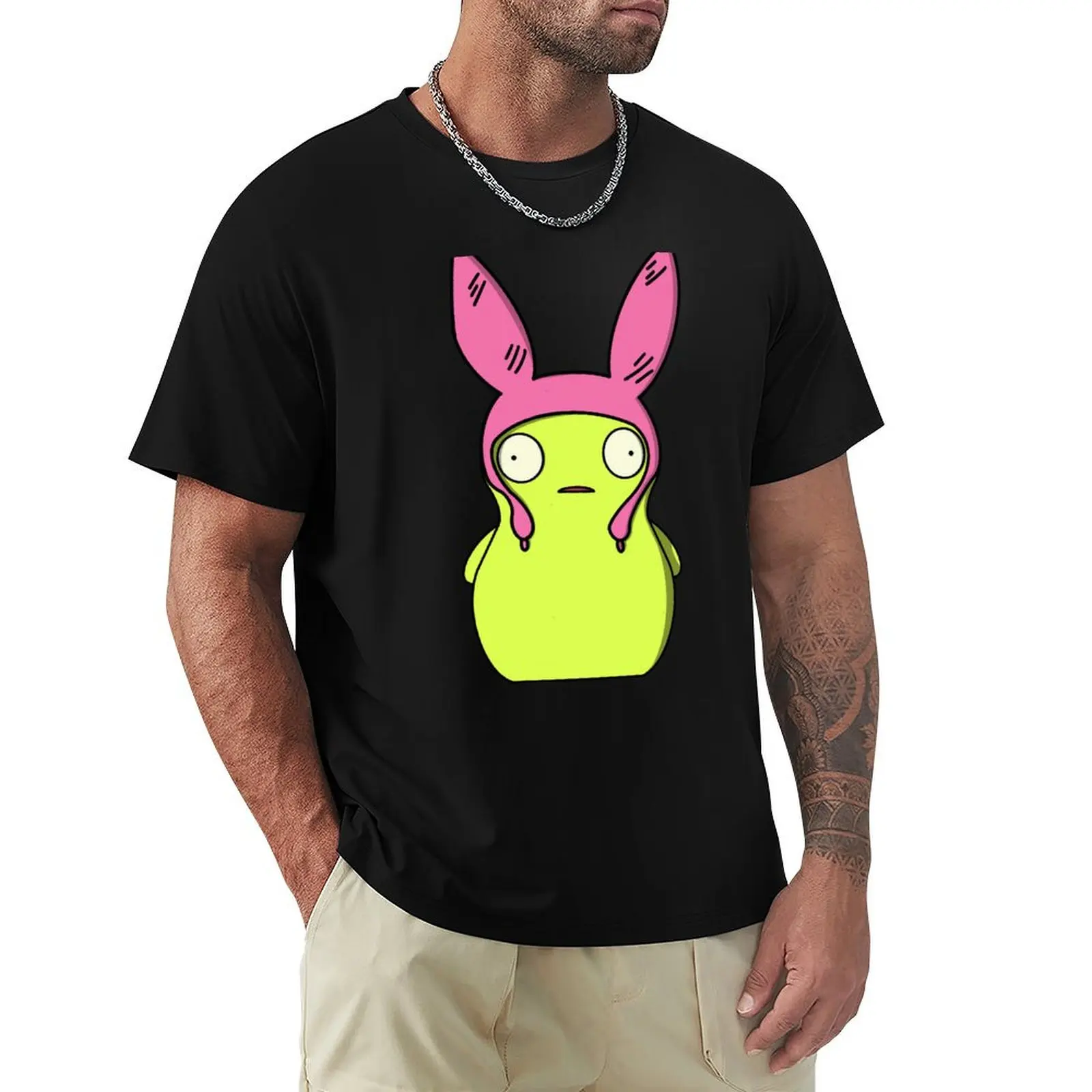 Kuchi Kopi Louise Edition T-shirt korean fashion summer clothes plain t shirts men