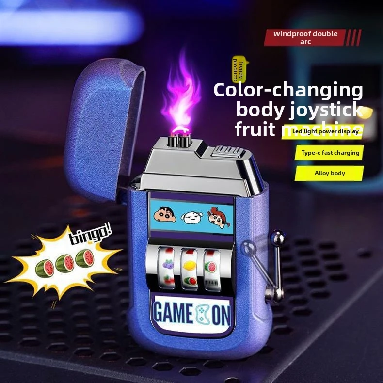 

Новая креативная USB-перезарядка Type-C с двойной дугой, ветрозащитная зажигалка, металлическая зажигалка с дистанционным датчиком, декомпрессионная машина для фруктов, воспламенитель, уникальный подарок