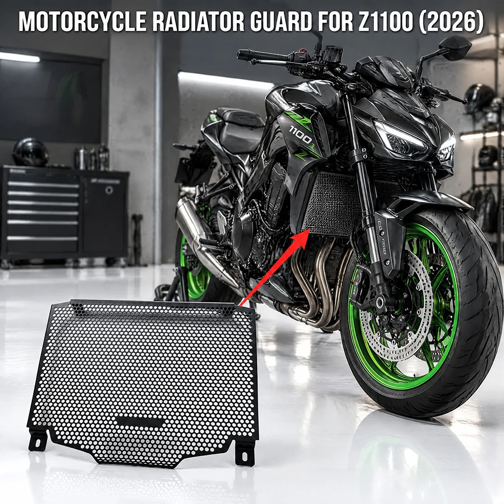 Motorcycle Accessories Radiator Guard Grille Grill Cooling Cover Protection For Kawaskai Z1100 Z 1100 2026