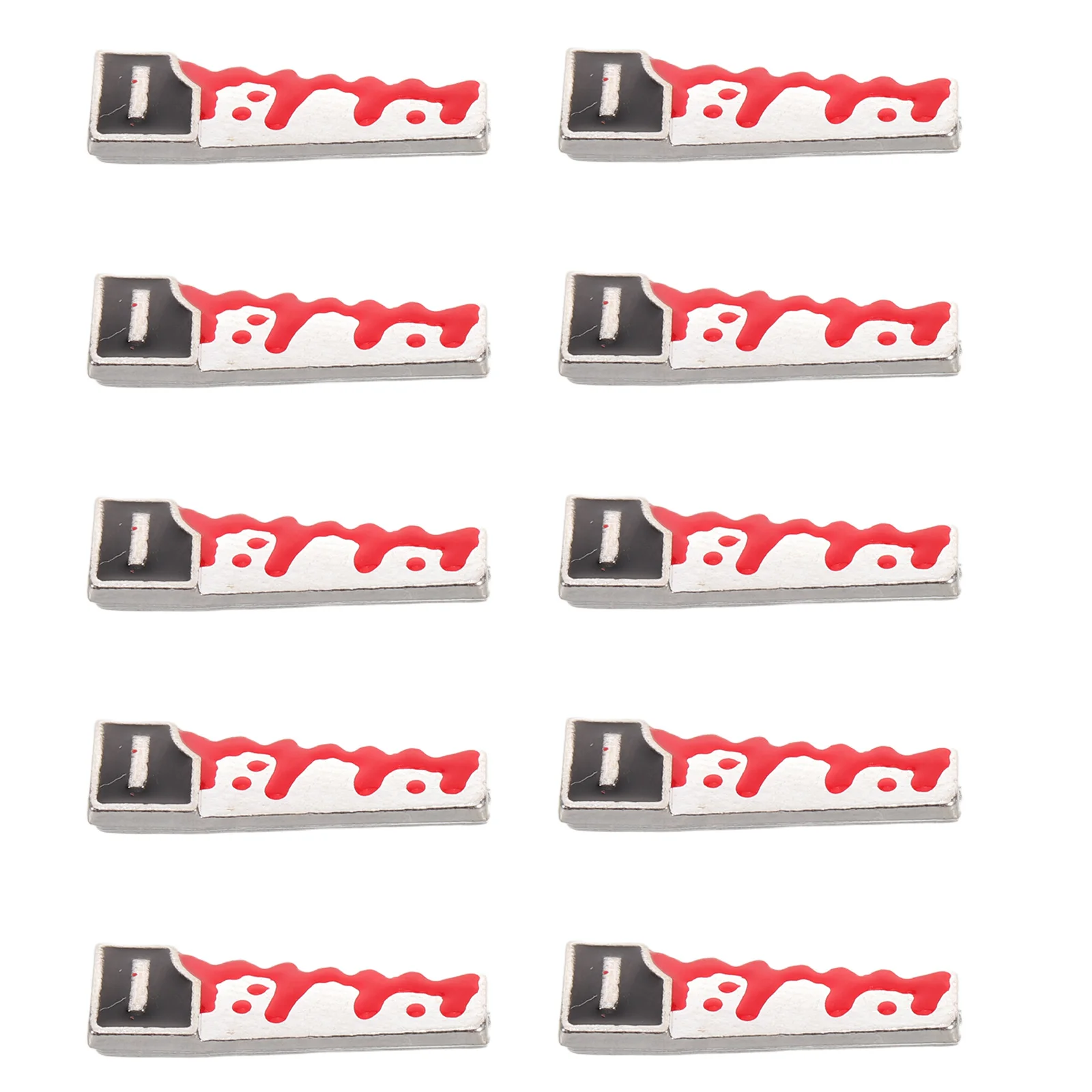 10Pcs Nail Charms Halloween 3D Art Spooky Manicure Decorations Gothic DIY Jewelry Accessories DIY Blood Nail Charms