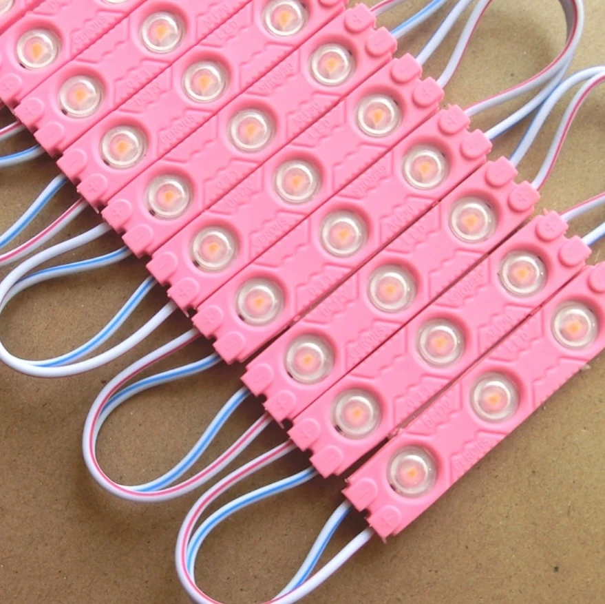 

DC12V 2835 3 светодиодный модуль, инъекционный водонепроницаемый IP67, декоративная полоса 2835, лампа белого, красного, зеленого, синего, желтого, розового цвета