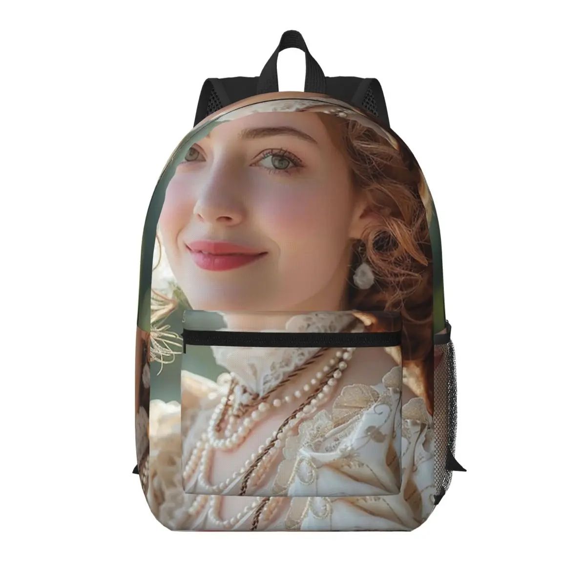 

Baroque And Rococo Beautiful Lady Student Backpack School Bag Hiking Travel Daypack for Men Women Bookbag Shoulder Bags
