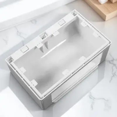 1Pcs Waterproof Socket Cover Double Position Thickened Adhesive Design Splash Proof Outlet Protector for Home Kitchen Bathroom