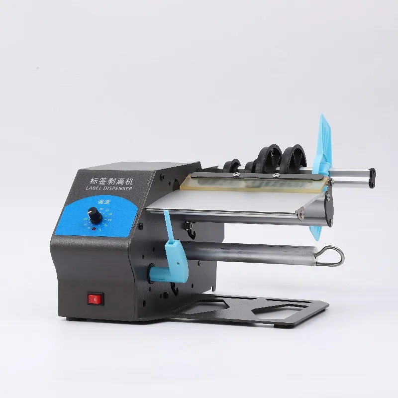5-180 mm Automatic Label Applicator Sticker Dispenser for Long Translucent and Opaque Labels Rolls and Fan-Fold Labels