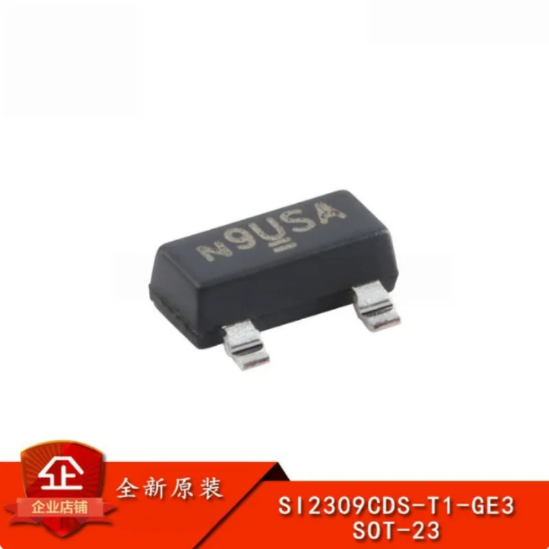 100PCS SI2309CDS-T1-GE3 SI2302CDS-T1-GE3 SOT23-3 P-Channel & N-Channel Power MOSFET Transistor Low Rds(on) SMD Electronic