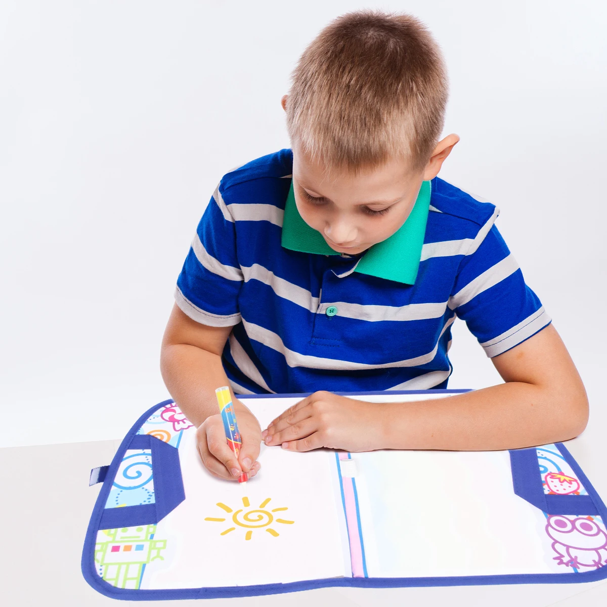 1pc Water Canvas Graffiti Painting Board Drawing Cloth Portable Blanket Child Kids Learning Toy Eco Friendly Safe