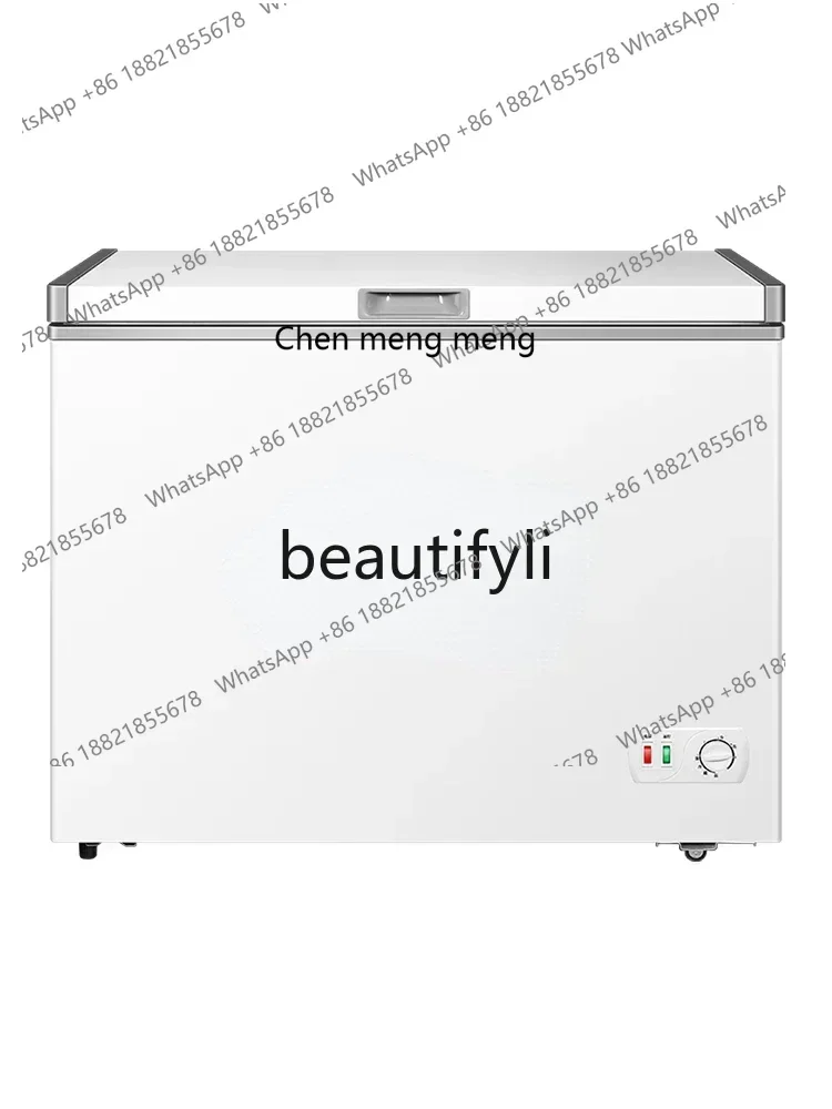 Z189 428/528L freezer merchants use large-capacity refrigeration, freezing and preservation, saving electricity and dual-purpose