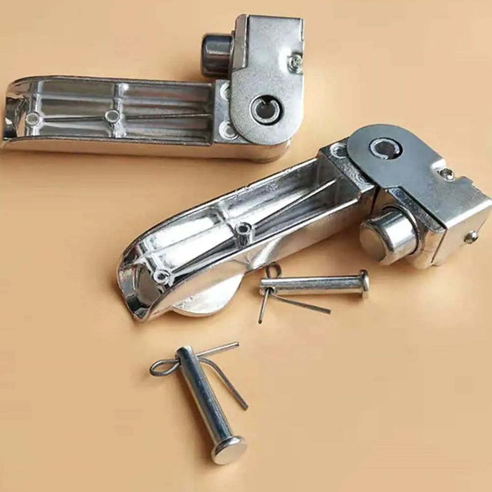 

1Pair Electric Vehicle Footrest Aluminum Alloy Pedal Upgrade Replacement for Worn Damaged Foot Pegs Anti-Scratch Sturdy