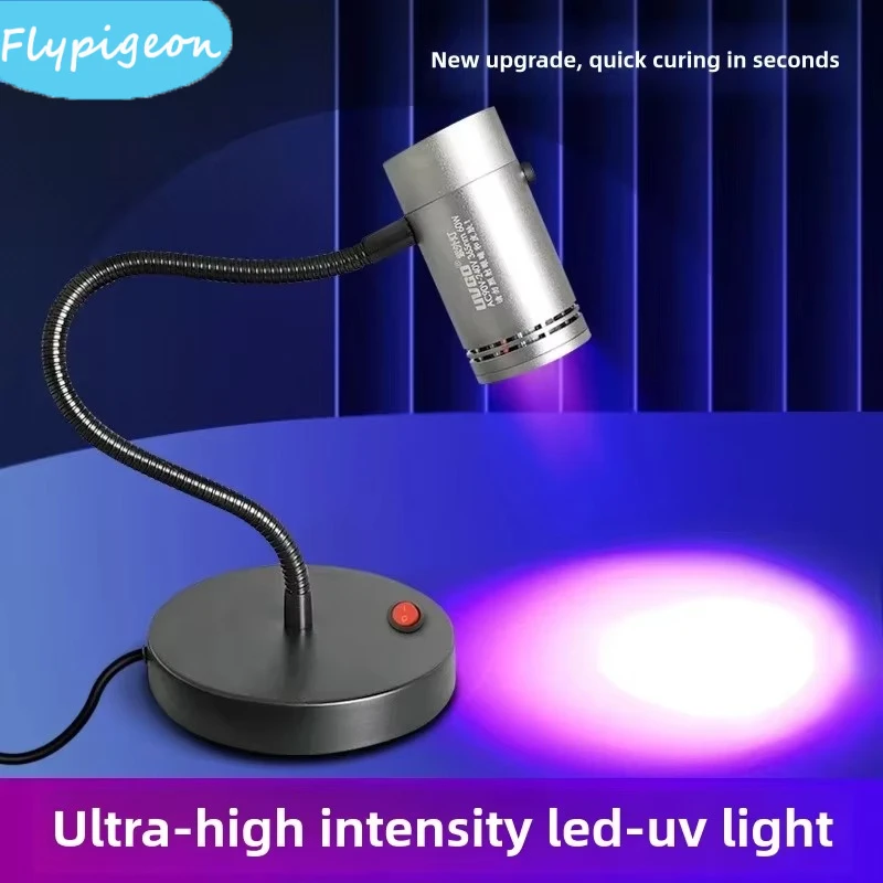 600 W UV-Härtungslicht 395 nm 405 nm für Harz LCD3D-Druck Ultrahohe Intensität UV-Härtungslampe Ultraviolettes schattenloses Kleberharz