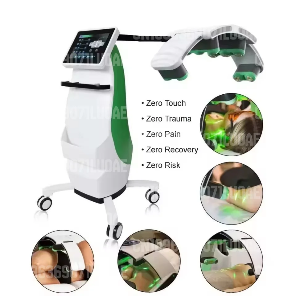 10D Laser Fat Reduction Machine - 532nm Green & Red Light - Painless Fat Loss, Skin Tightening - Hot Sale
