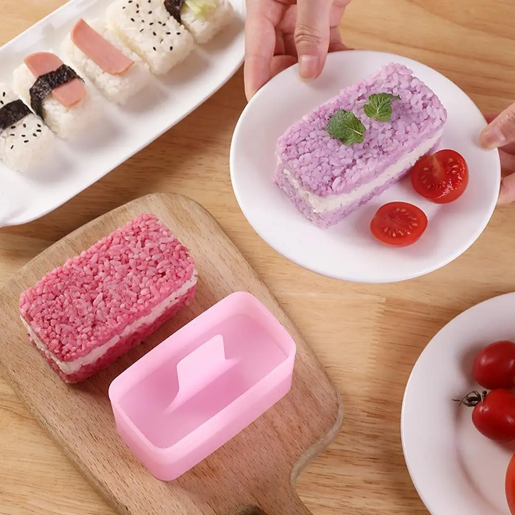 Onigiri Form, 3 Stück Reisform Musubi Maker, Musubi Maker Pressform, Dreieck Reis Ball Form Maker Sushi Form für Kinder Mittagessen Bento – Detail 8
