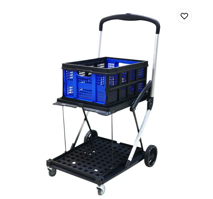 Outdoor Beach Camping Wagon Customizable OEM Four-Wheel Trolley Cart with Platform Structure