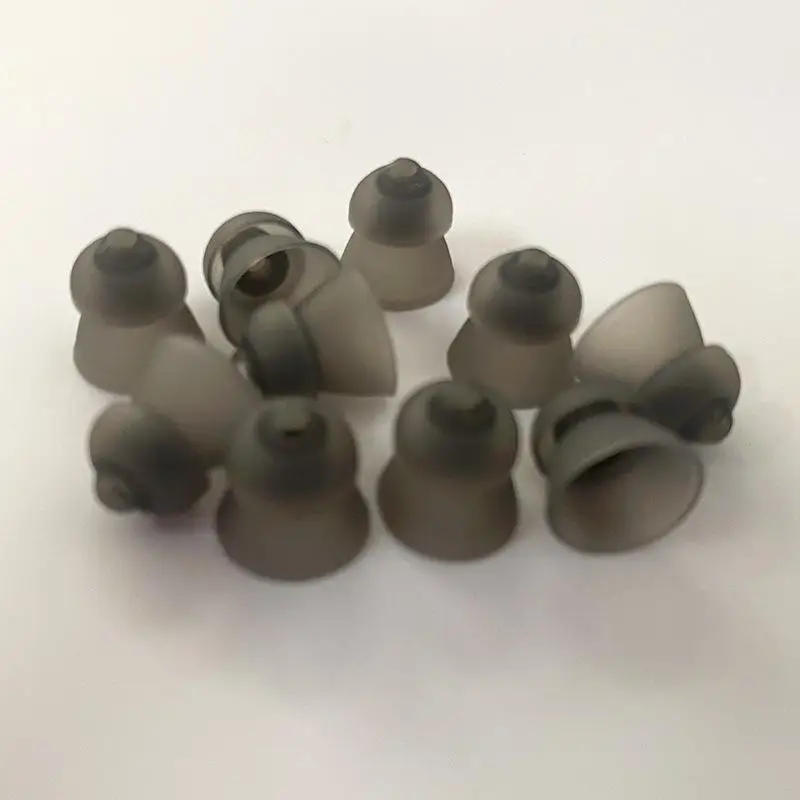 10pcs High-power, Double-flange (Umbrella-shaped) Earplugs Hearing Aid Domes 9mm 11mm 13mm Size In-ear