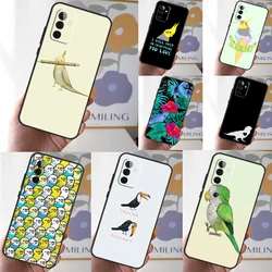 Parrot Bird Phone Case For Samsung Galaxy A15 A25 A35 A55 A54 A34 A14 A13 A33 A53 A12 A32 A52 A71 A51