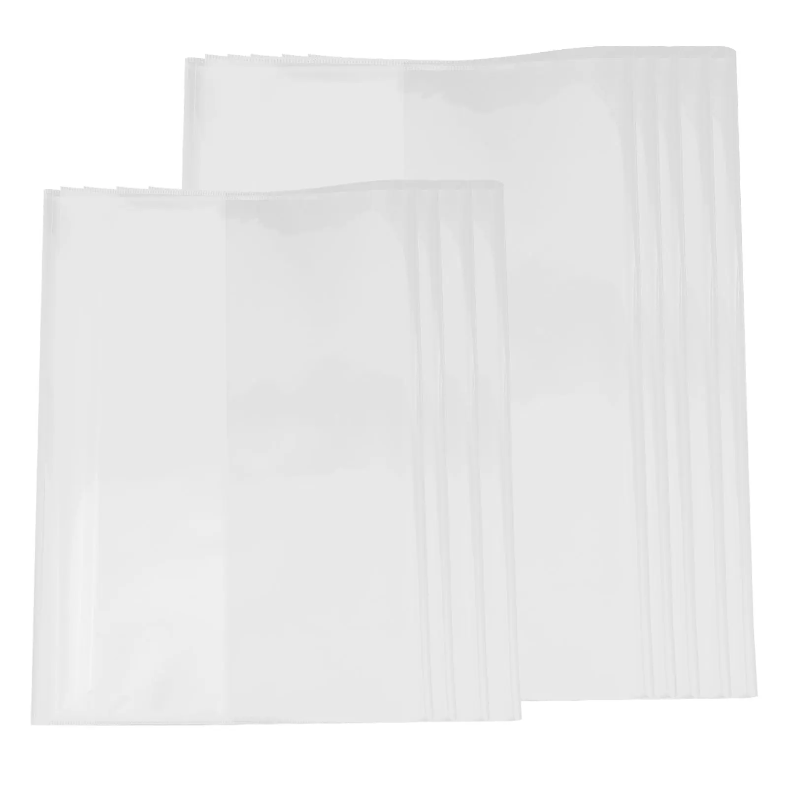 Copertina protettiva autoadesiva trasparente da 20 pezzi in plastica premium per libri di testo scolastici e libri di scienze Uso a lungo termine