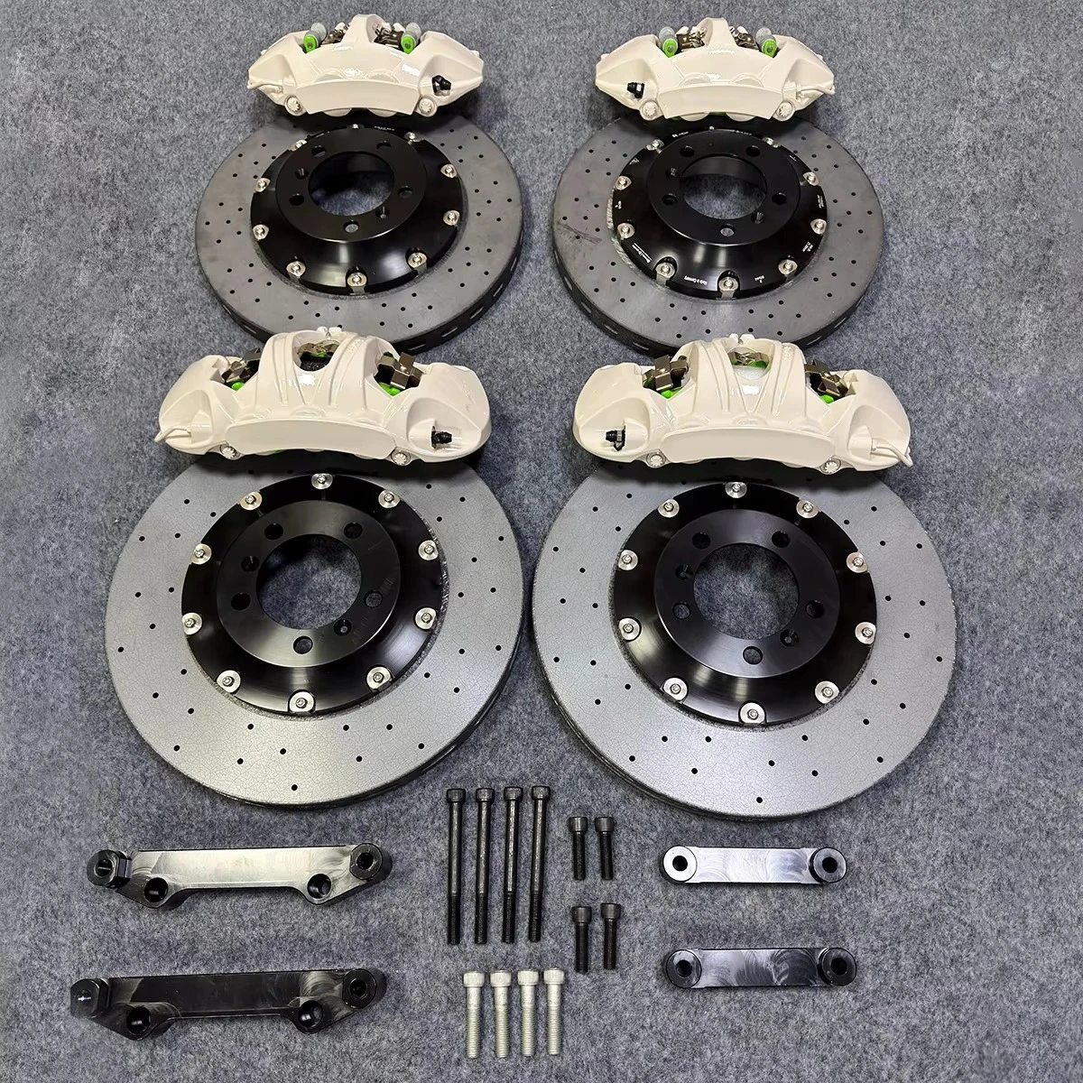 GT3 Front 6 Rear 4 Piston Brake Caliper Carbon Ceramic Brake 400/380mm Suitable for Porsche  991 992  Carrera S/GTS Turbo S RS
